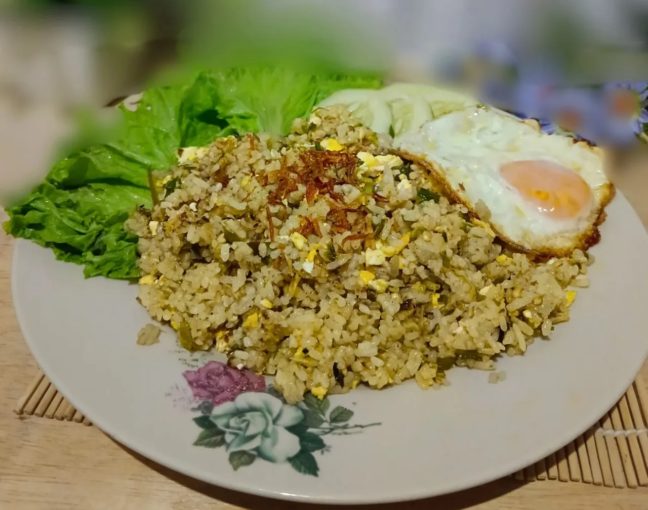 Nasi Goreng Teri Cabe Ijo