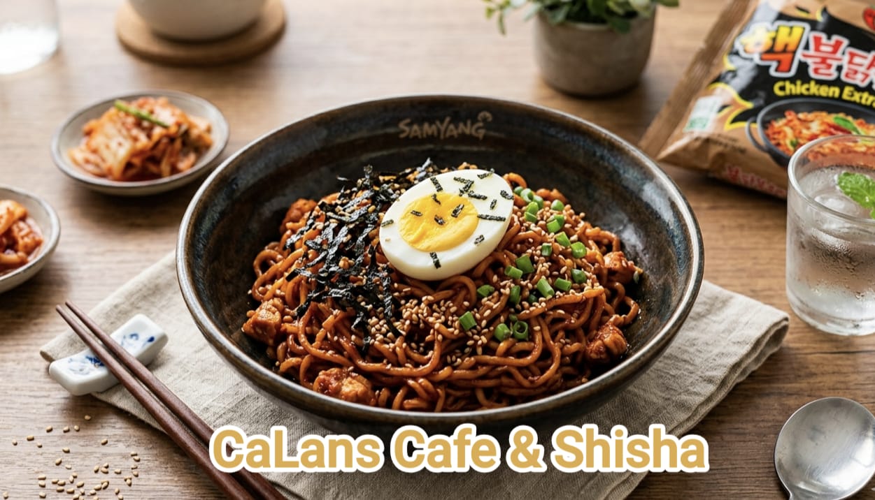 Mie samyang chicken extra hot komplit